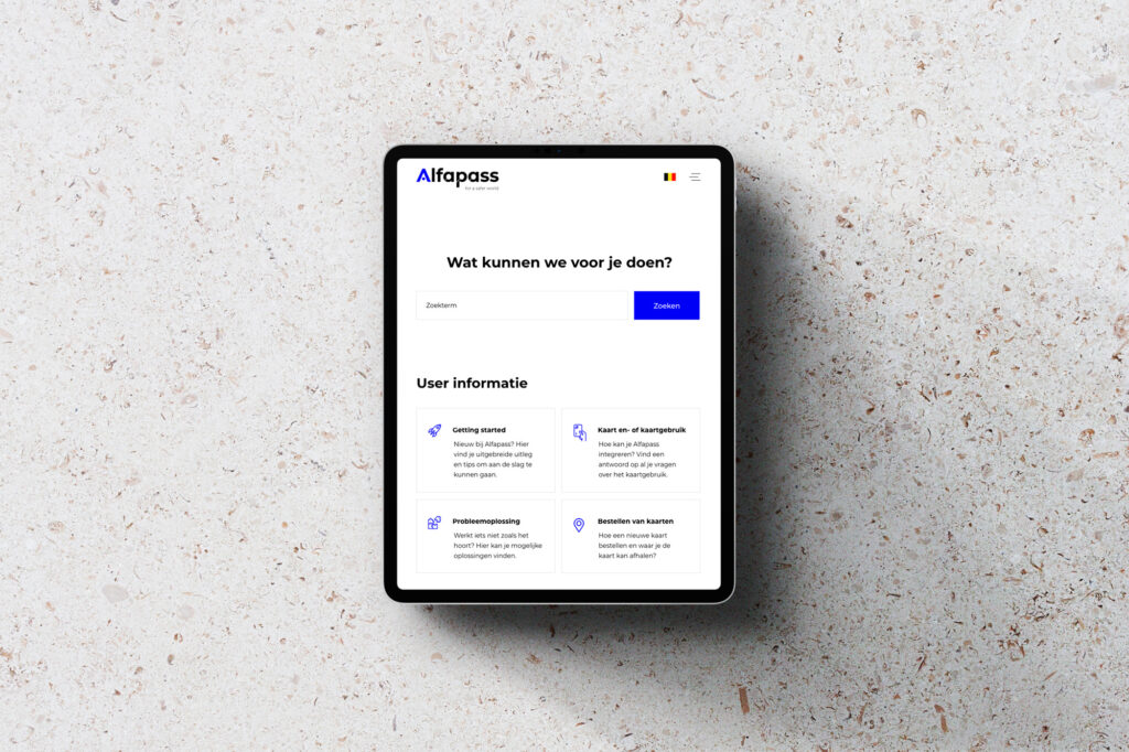Alfapass Webdesign en webdevelopment