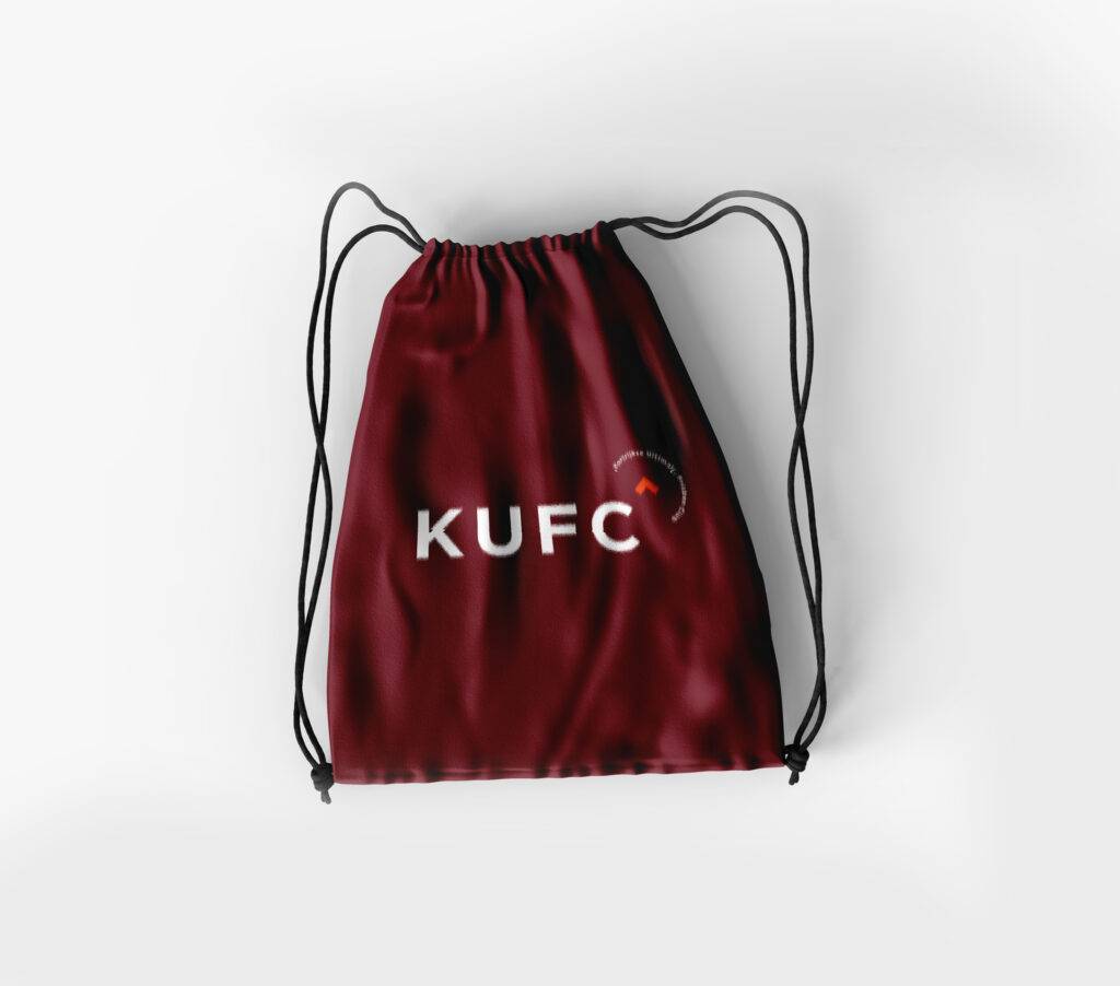 Gepersonaliseerde zak met logo KUFC