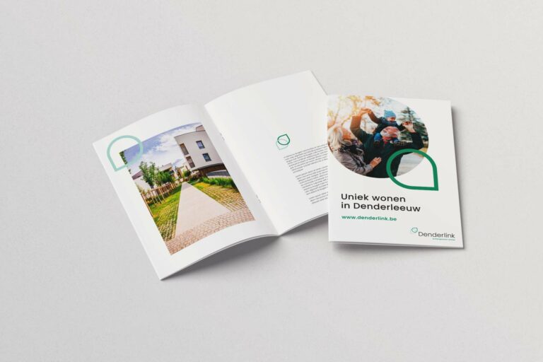 Ontwerp van brochure Denderlink